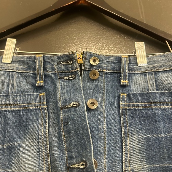 Rag & Bone size 28 Blue Casual Cargo Pencil Skirt - Picture 3 of 16